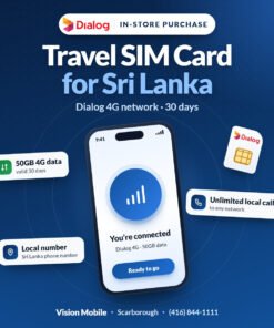 Dialog SIM Card - Travel SIM Card for Sri Lanka - eSIM Only
